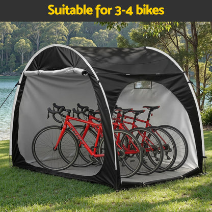 Giantz Bike Storage Tent Outdoor Waterproof UV Resistant Shelter w/ Ventilation - Image 4
