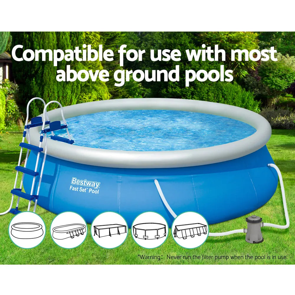 Bestway Pool Pump Cartridge Filter 330GPH 1249L/H Flowclear™ Filters Cleaner - Image 7