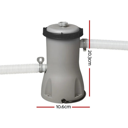 Bestway Pool Pump Cartridge Filter 530GPH 2006L/H Flowclear? Filters Cleaner - Image 2