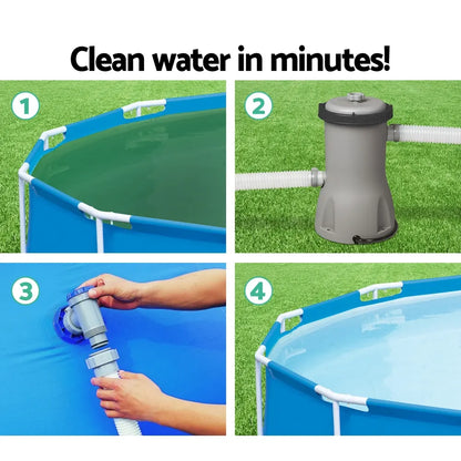 Bestway Pool Pump Cartridge Filter 800GPH 3028L/H Flowclear Filters Cleaner - Image 4