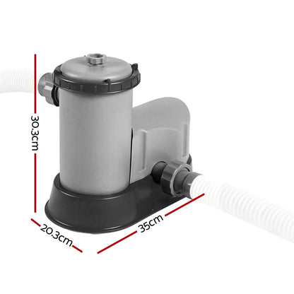 Bestway Pool Pump Cartridge Filter 1500GPH 5678L/H Flowclear™ Filters Cleaner - Image 2