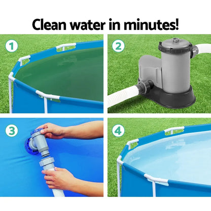 Bestway Pool Pump Cartridge Filter 1500GPH 5678L/H Flowclear™ Filters Cleaner - Image 4