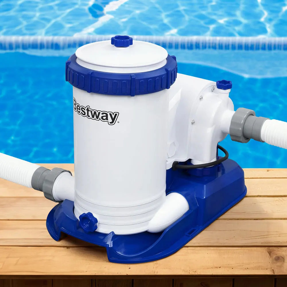 Bestway Pool Pump Cartridge Filter 2500GPH 9463L/H Flowclear™ Filters Cleaner - Image 8