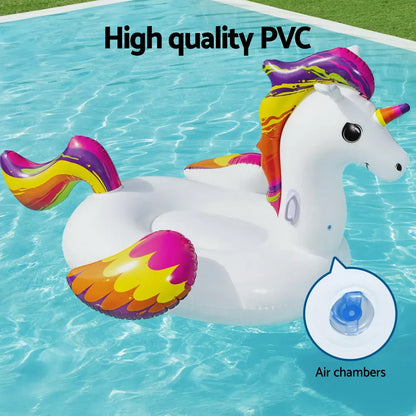Bestway Unicorn Float Rider Inflatable Ride On Floating Pool Lounger 224x156CM - Image 4