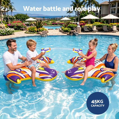 Bestway Spaceship Ride-On Pool Float Toy Floaties for Kids 45kg Capacity - Image 4