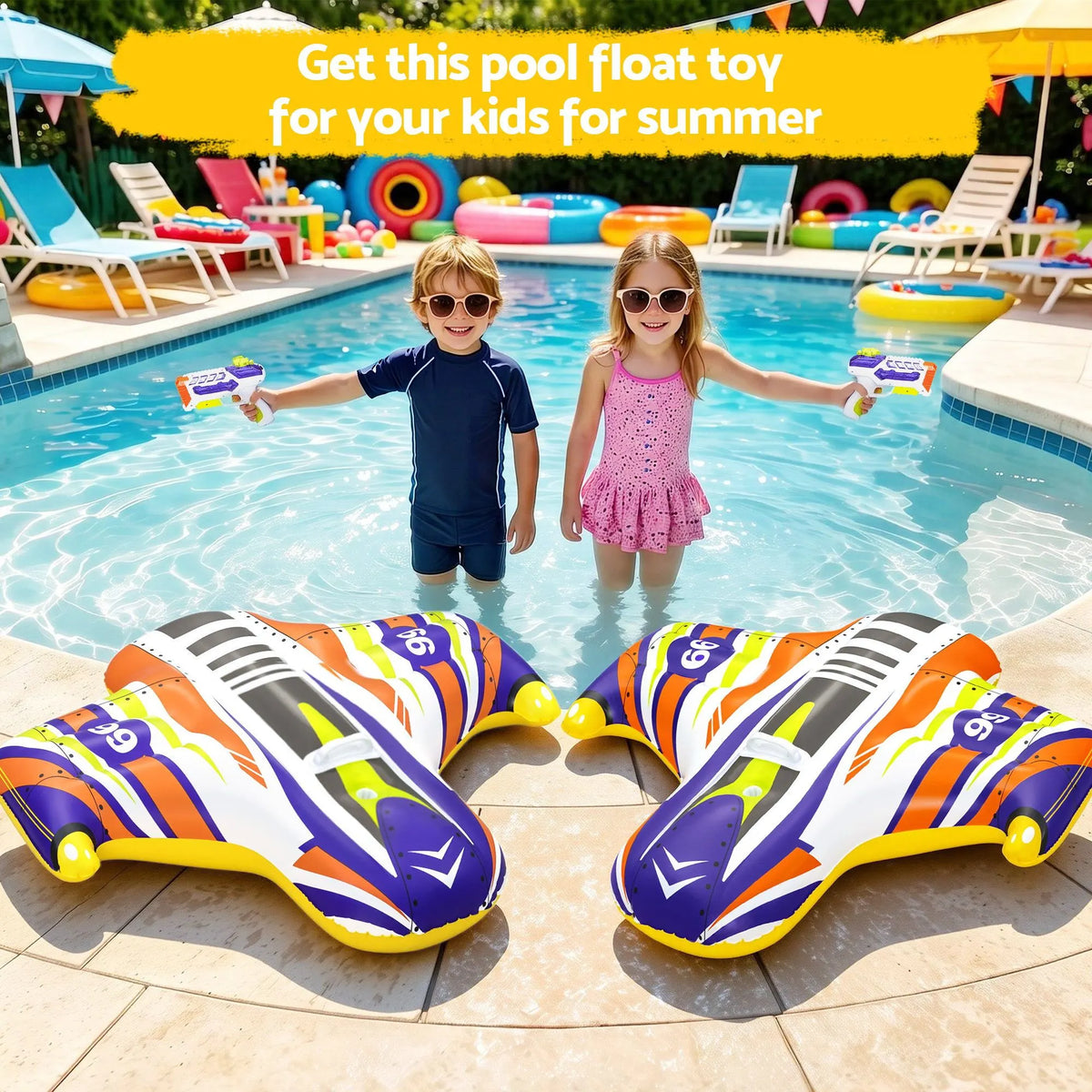 Bestway Spaceship Ride-On Pool Float Toy Floaties for Kids 45kg Capacity - Image 7