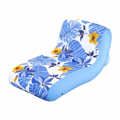 Bestway Inflatable Pool Float Sun Lounger with Cup Holder 163x94cm Blue - Image 8
