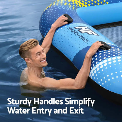 Bestway Inflatable Floating Island Float Lounger Sunshade Pool Bed 3.05Mx1.86M - Image 5