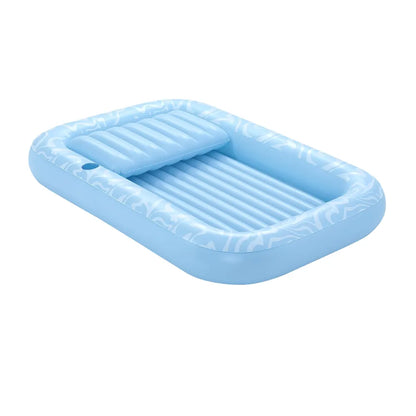 Bestway Float Floating Seat Pool Lounger Inflatable Lounge Chair Bed Pillow Cup Holder 2.03MX1.37M - Image 3