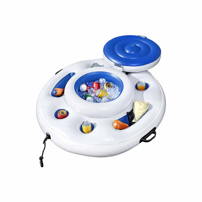 Bestway Inflatable Floating Cooler with Cup Holders for Pool Holds 24 Cans - Image 7