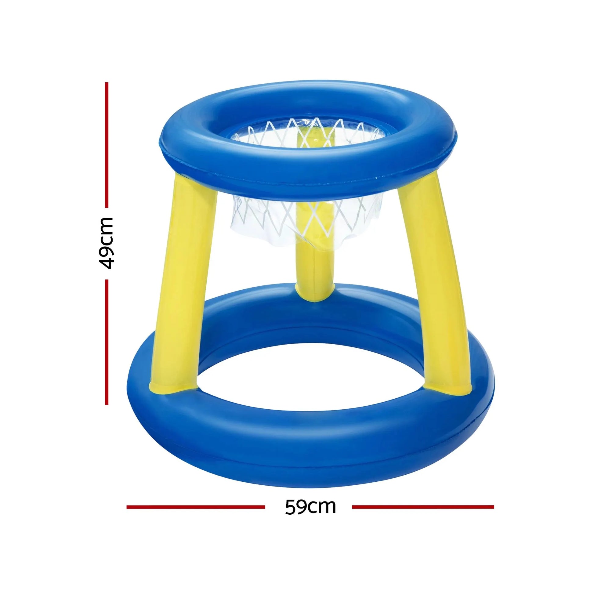 Bestway Inflatable Pool Float Basketball Hoop Set with Ball Blue - Image 2