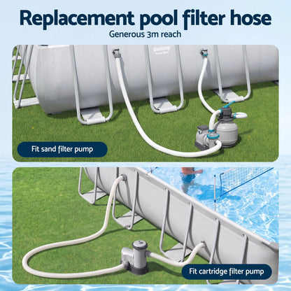 Bestway 38mm Pool Hose Replacement Sand Filter Cartridge Filter Pump Pipe 3m - Image 5