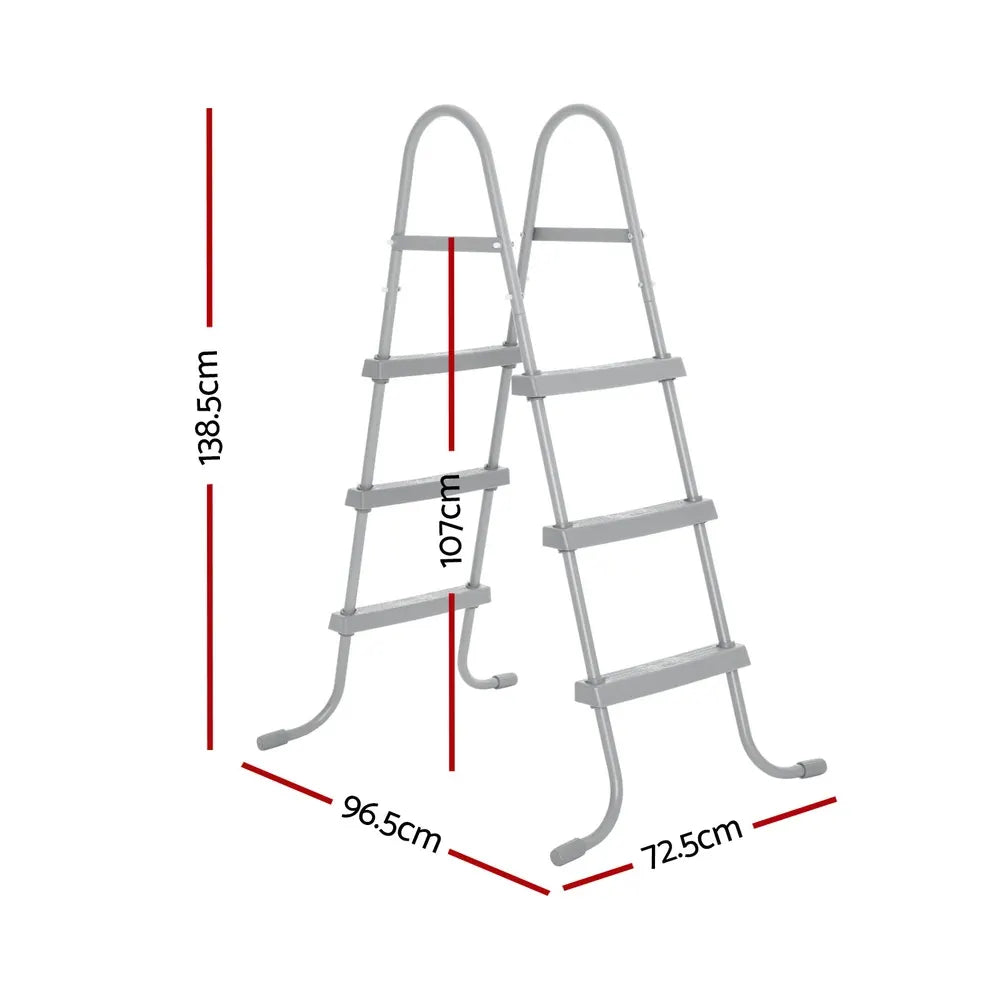 Bestway Above Ground Pool Ladder with Removable Steps - Image 3