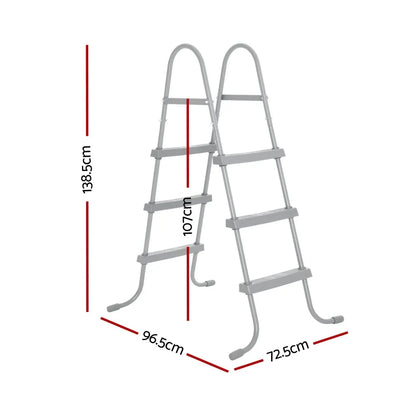 Bestway Above Ground Pool Ladder with Removable Steps - Image 3