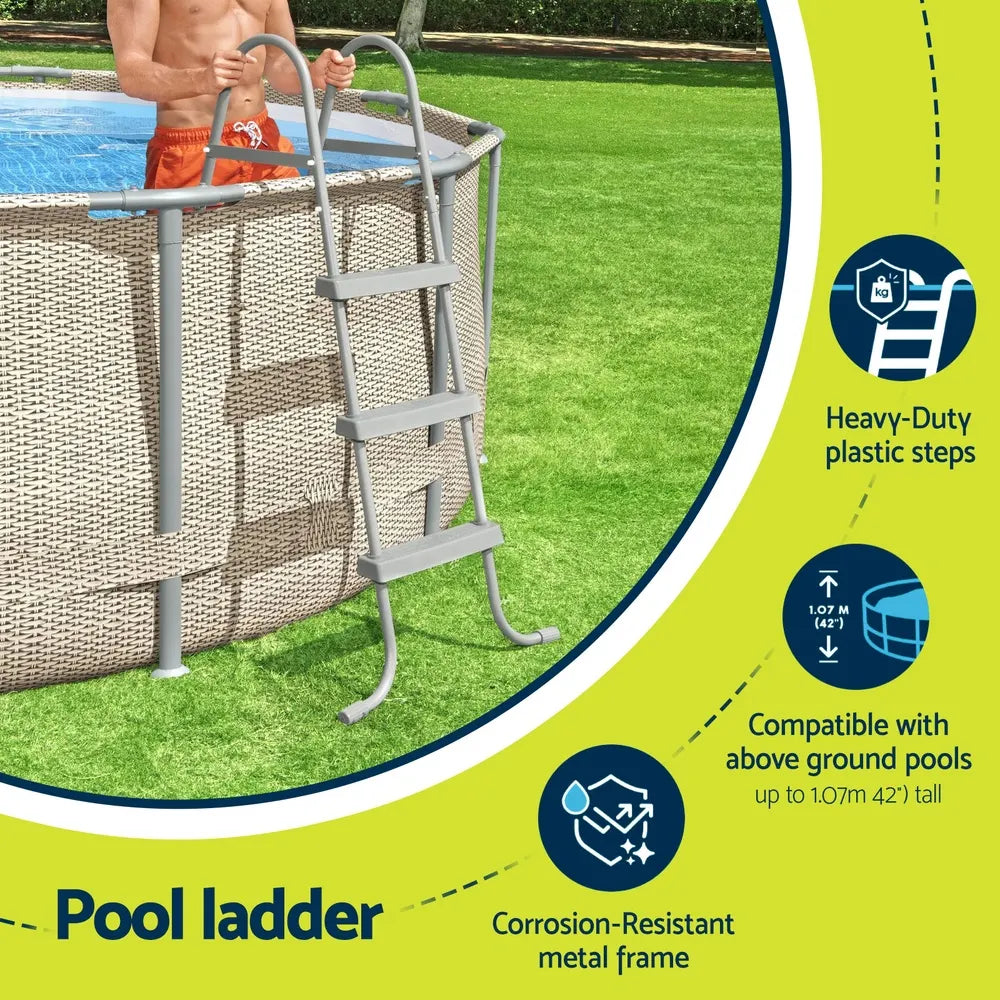 Bestway Above Ground Pool Ladder with Removable Steps - Image 6