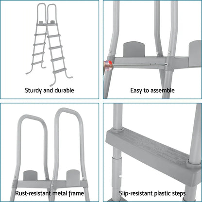 Bestway Above Ground Pool Ladder with Removable Steps - Image 6