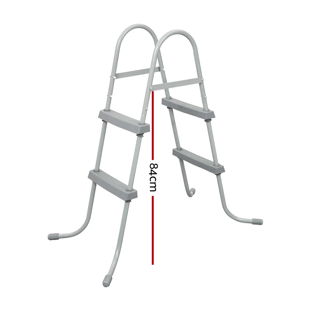 Bestway Pool Ladder 84cm 2 Step Above Ground Swimming Pools Removable Steps Stairs - Image 2