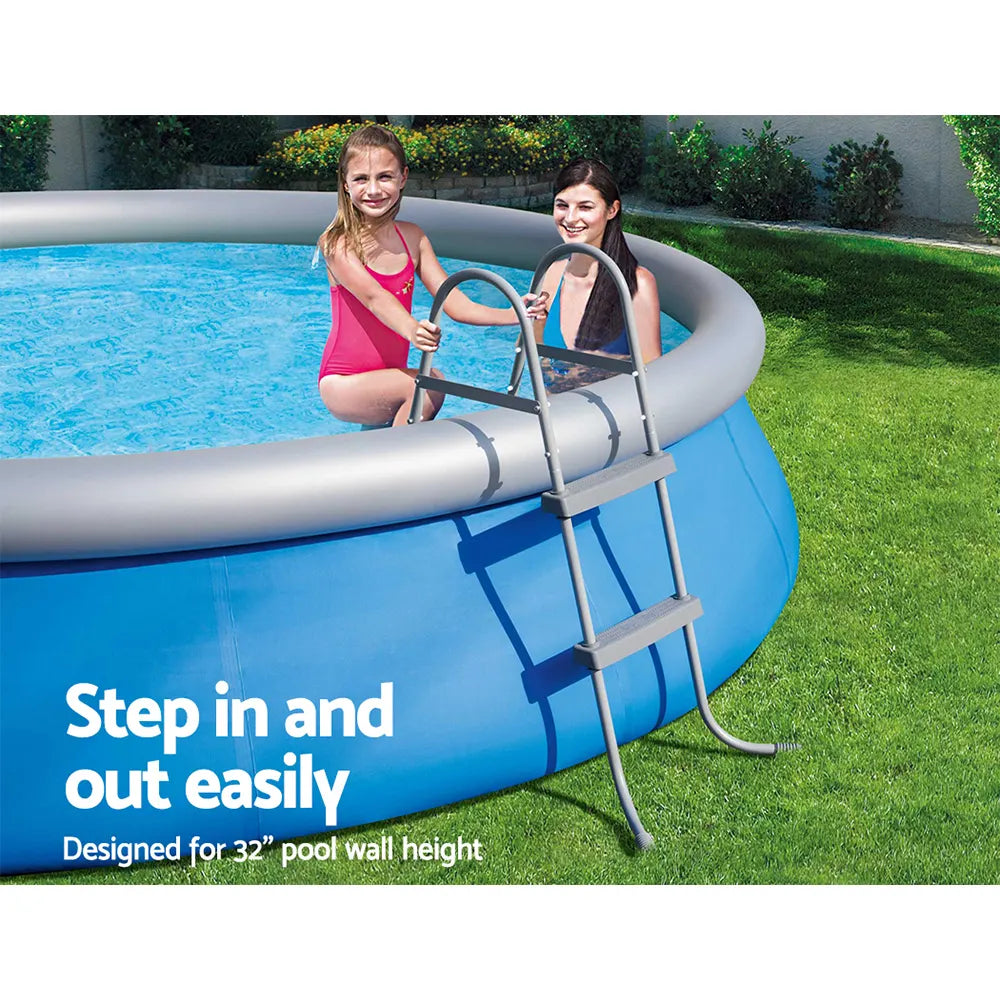 Bestway Pool Ladder 84cm 2 Step Above Ground Swimming Pools Removable Steps Stairs - Image 6