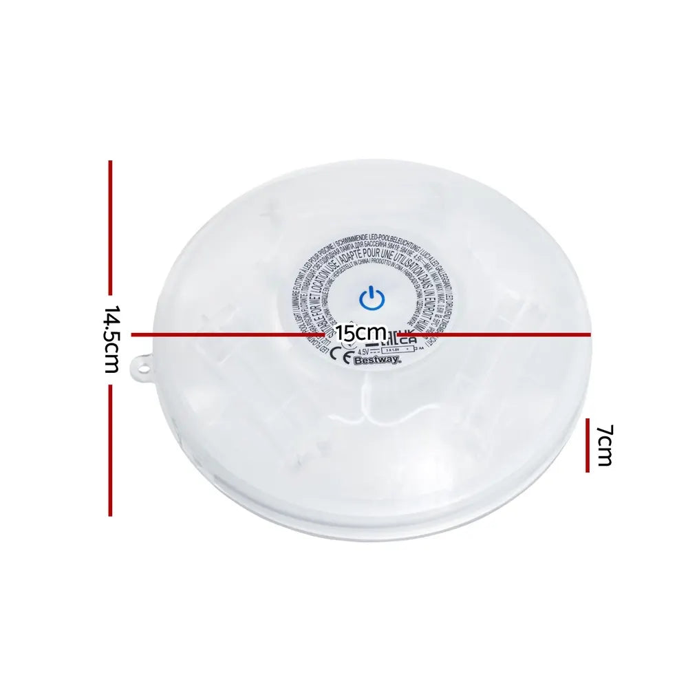 Bestway Pool Float Lamp LED Lights 7 Modes Multi Color Lamps For Pools - Image 2