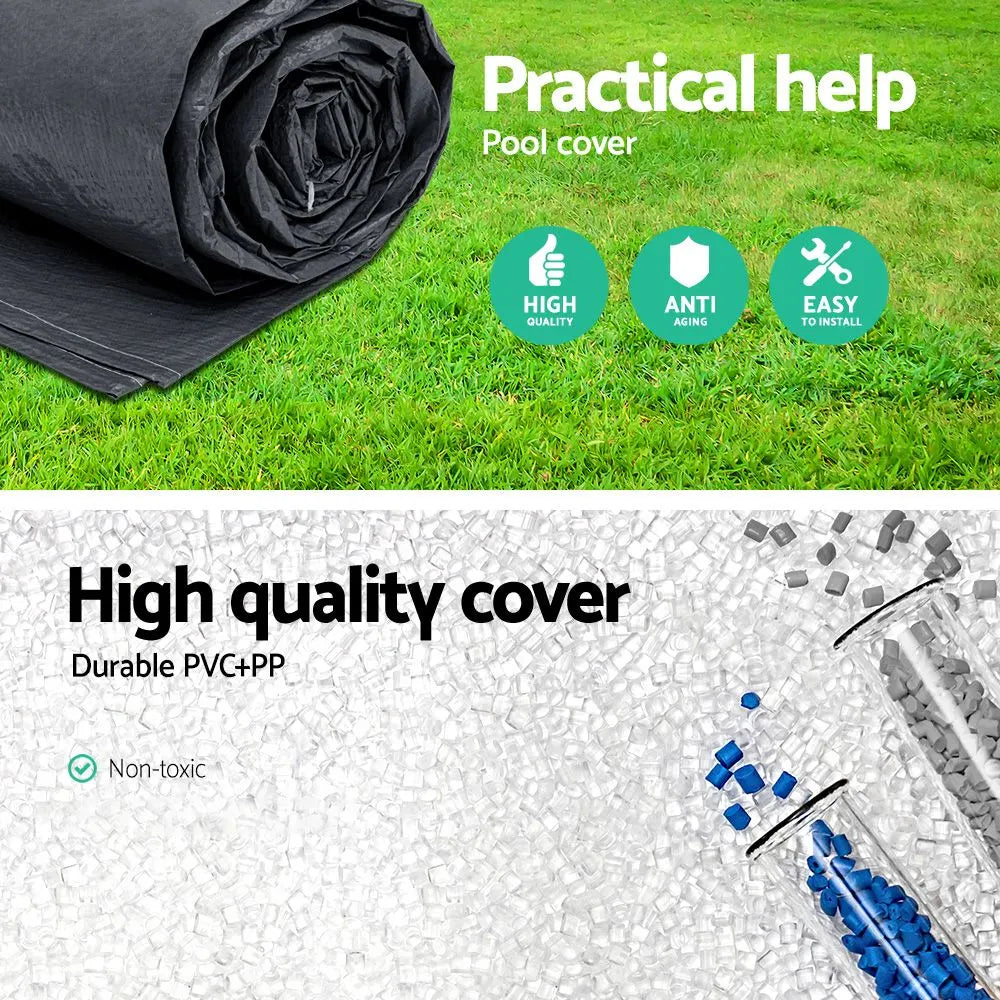 Bestway Pool Cover Fits 3.66m/12ft Round Swimming Pool PVC Blanket 3.7m - Image 5