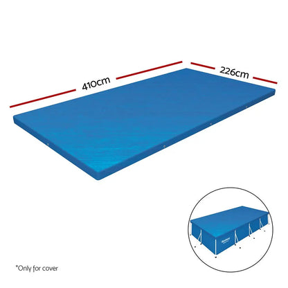 Bestway 58017 Pool Cover Fits 4x2.11m Above Ground Swimming Pool PE Blanket - Image 2