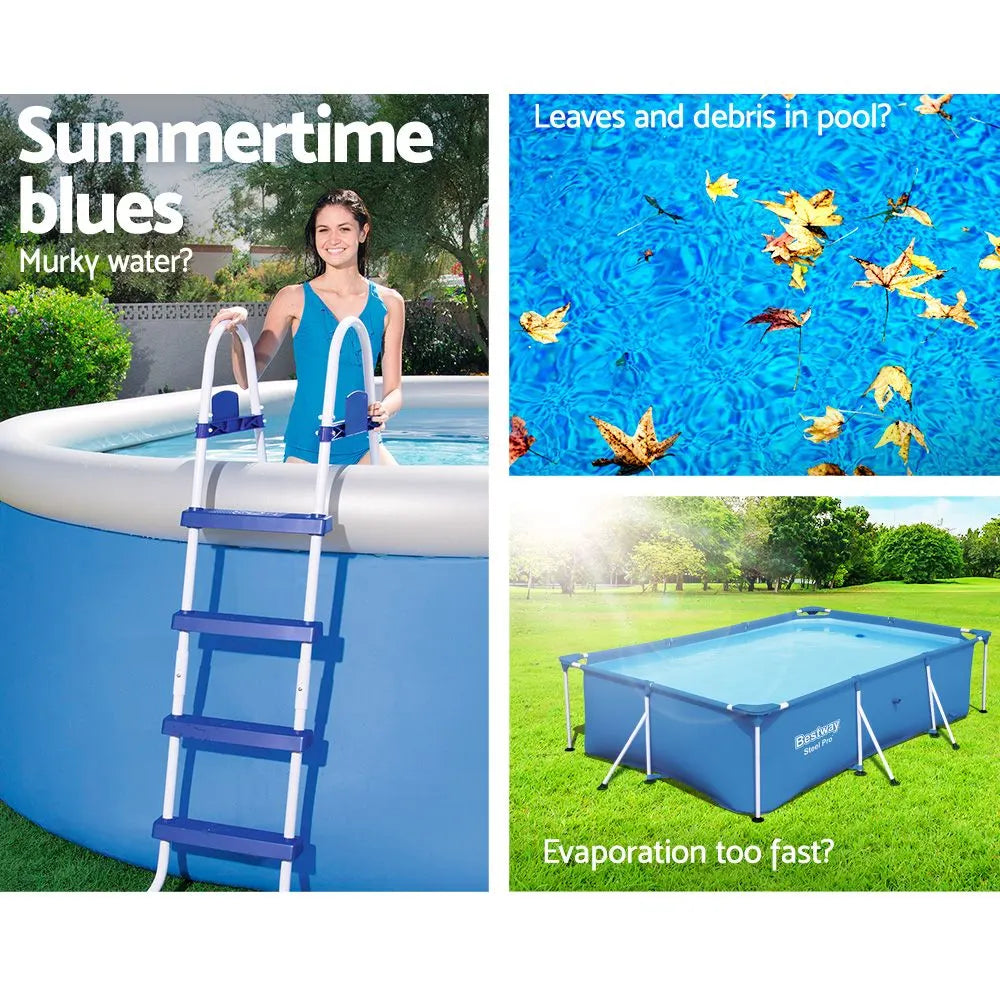 Bestway 58017 Pool Cover Fits 4x2.11m Above Ground Swimming Pool PE Blanket - Image 4