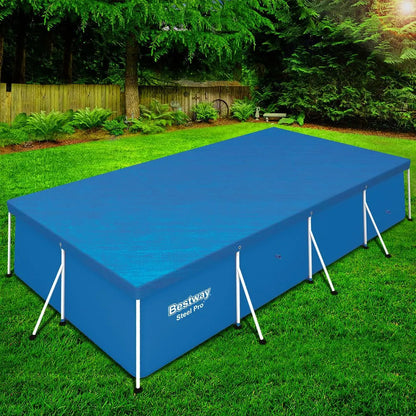 Bestway 58017 Pool Cover Fits 4x2.11m Above Ground Swimming Pool PE Blanket - Image 7