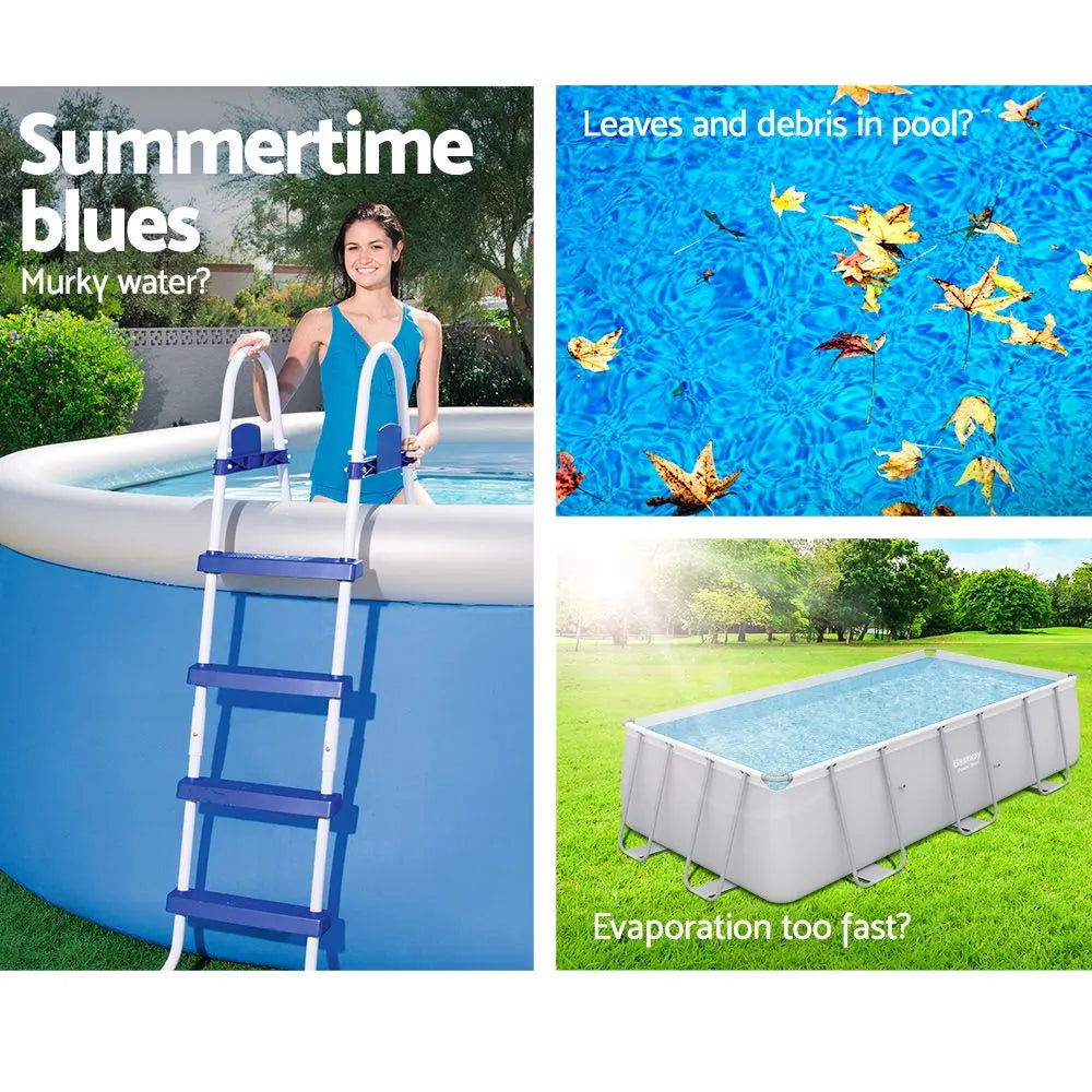 Bestway Pool Cover Fits 4.12x2.01m Above Ground Swimming Pool PVC Blanket - Image 4