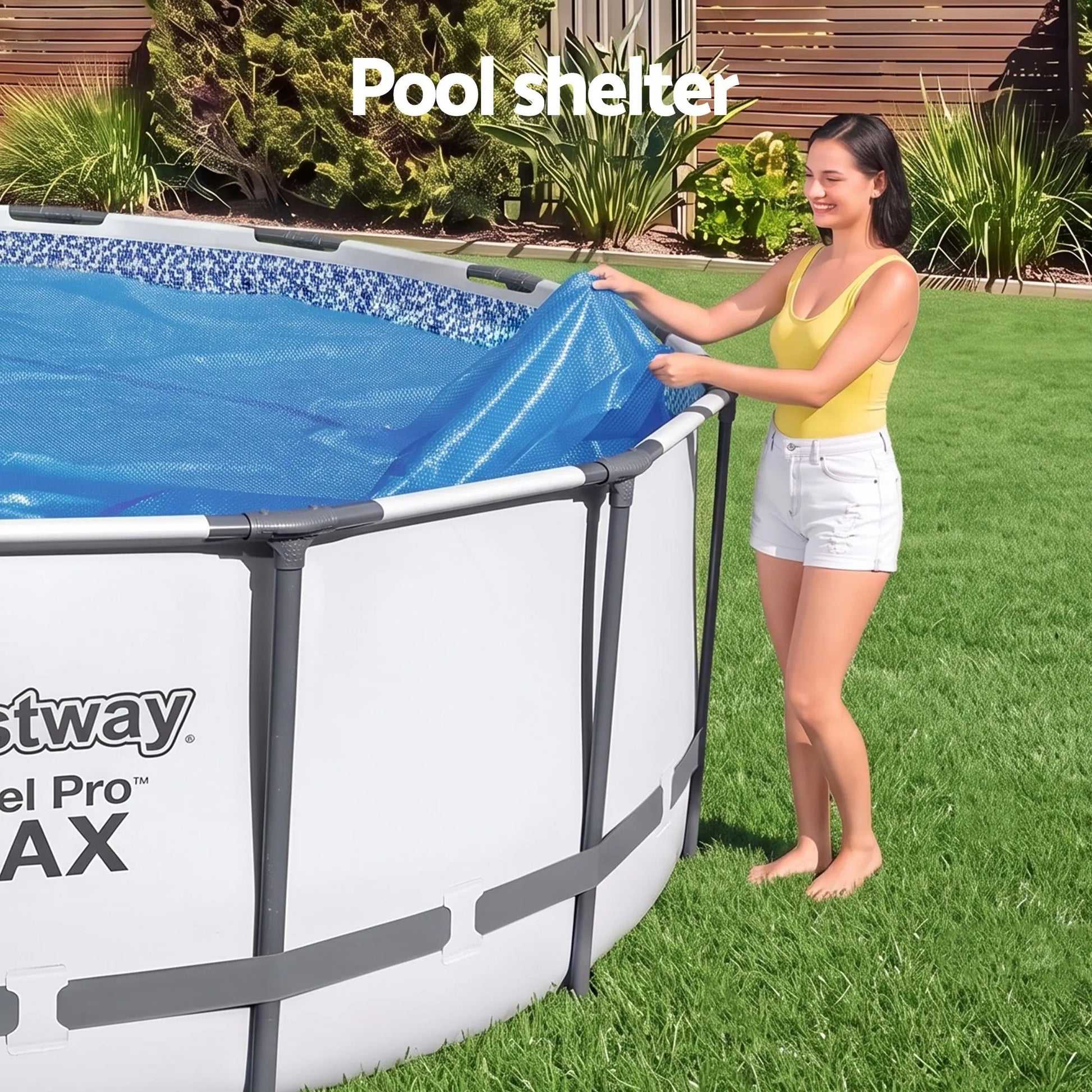 Bestway Pool Cover Solar Fits 3.66m Round Above Ground Swimming Pool Blanket - Image 5