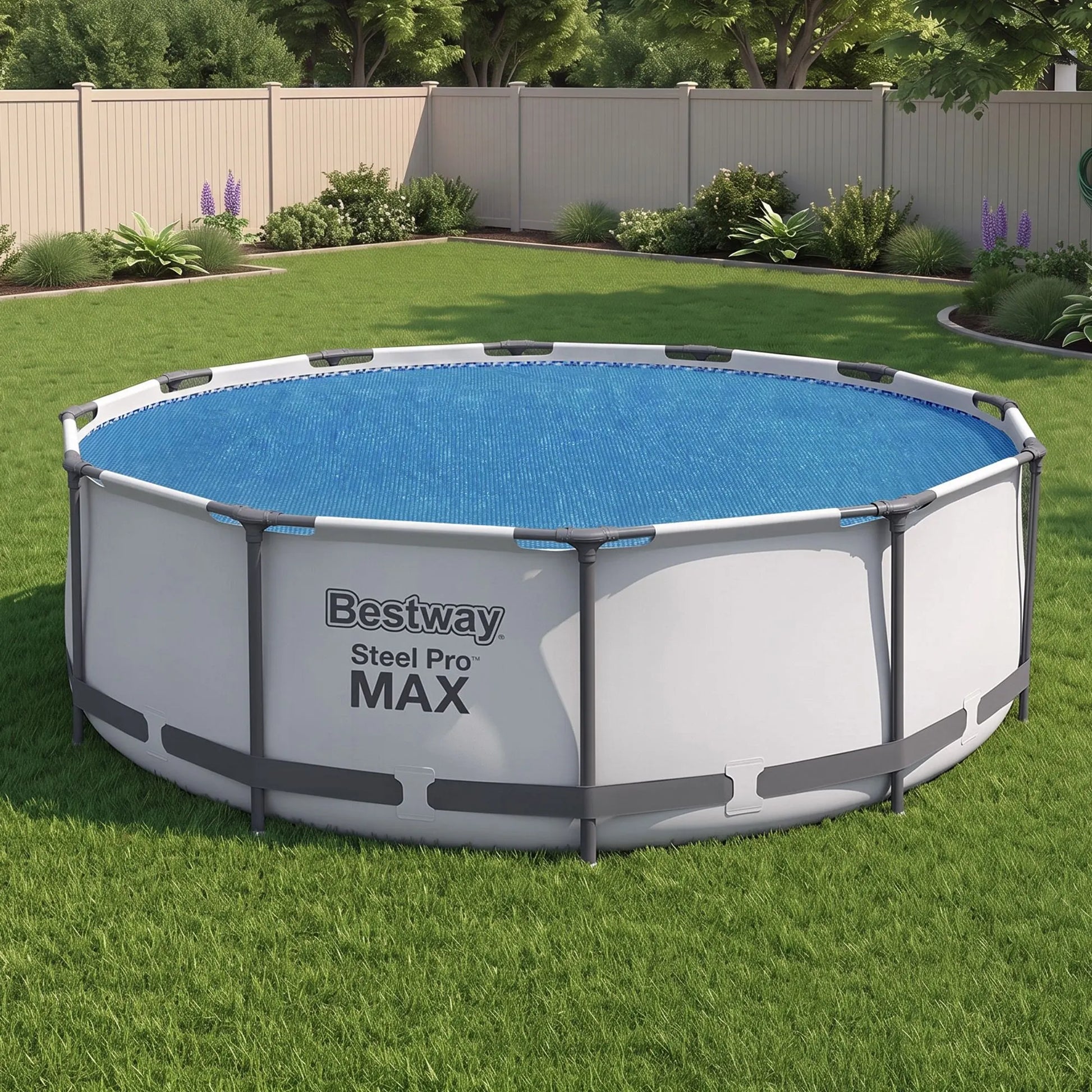 Bestway Pool Cover Solar Fits 3.66m Round Above Ground Swimming Pool Blanket - Image 7