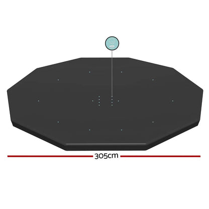Bestway Pool Cover Fits 3.05m Round Above Ground Swimming Pool PVC Blanket - Image 2