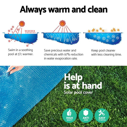 Bestway Pool Cover Solar Fits 4.17m Round Above Ground Swimming Pool Blanket - Image 6