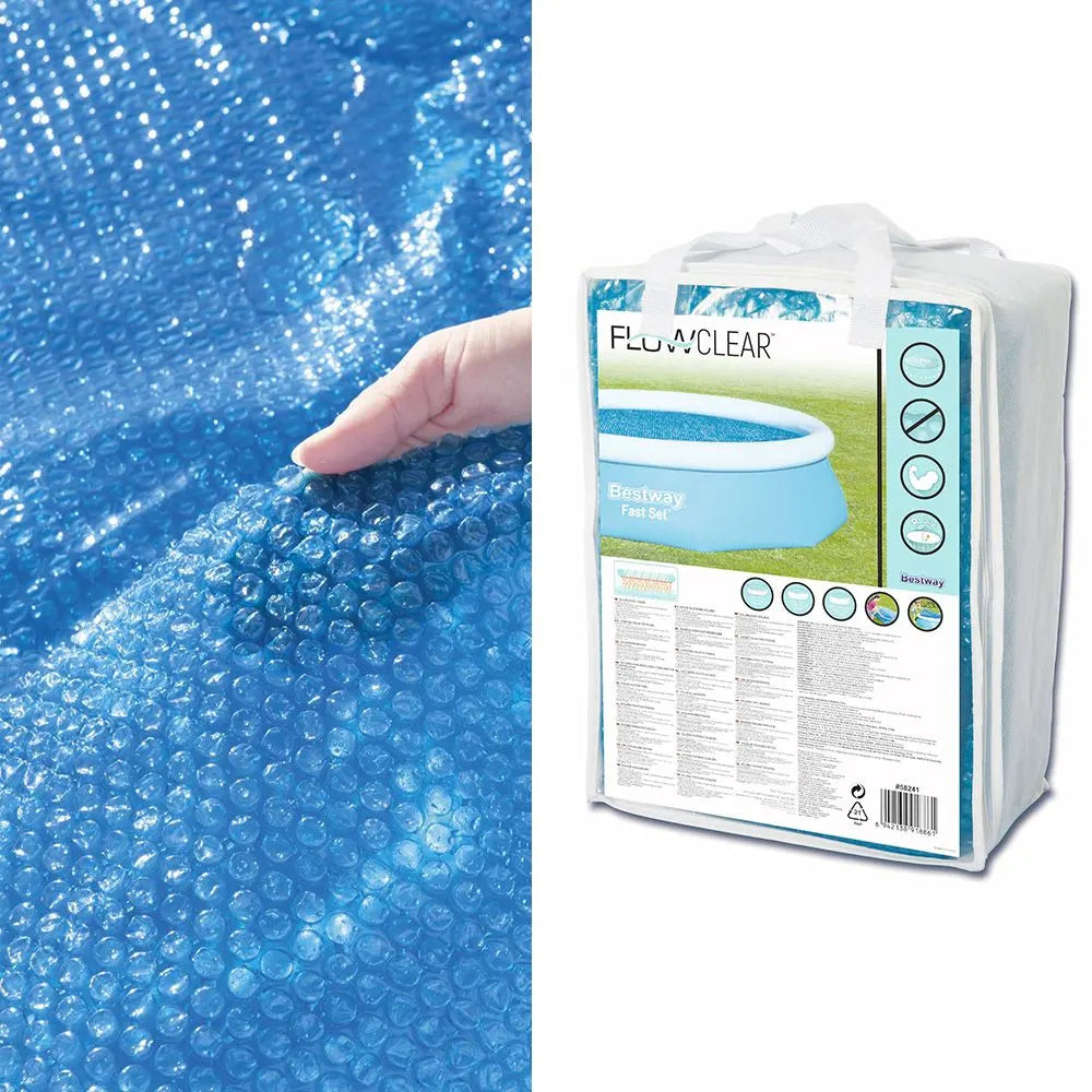 Bestway Pool Cover Fits 3.05m/10ft Round Swimming Pool PE Blanket 2.89m - Image 5