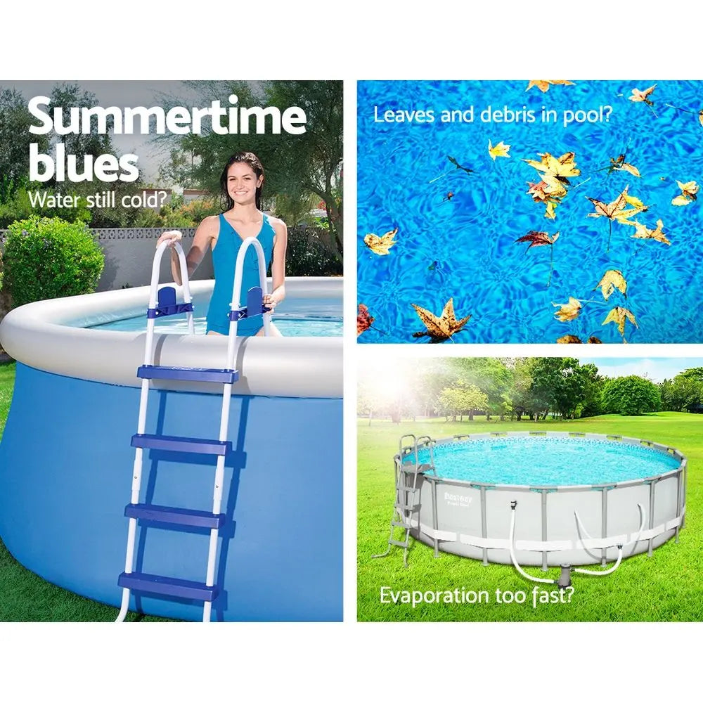 Bestway Pool Cover Fits 3.05m/10ft Round Swimming Pool PE Blanket 2.89m - Image 6