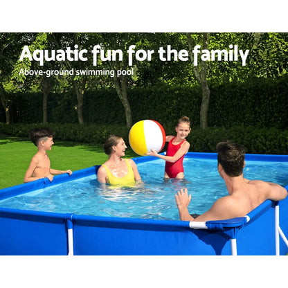 Bestway Swimming Pool 400x211x81cm Steel Frame Above Ground Pools 5700L - Image 3