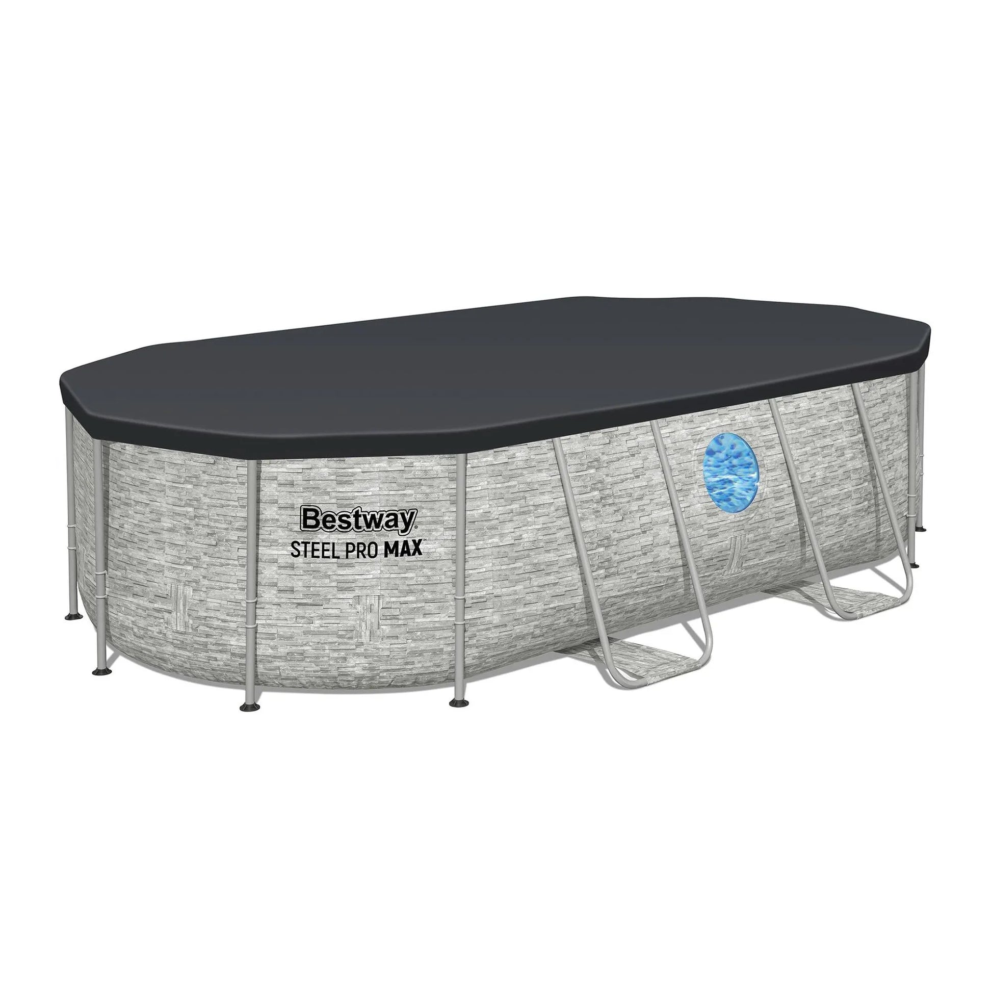 Bestway Swimming Pool 427x250x100cm Steel Frame Above Ground Pools Filter Pump Ladder 7250L - Image 3