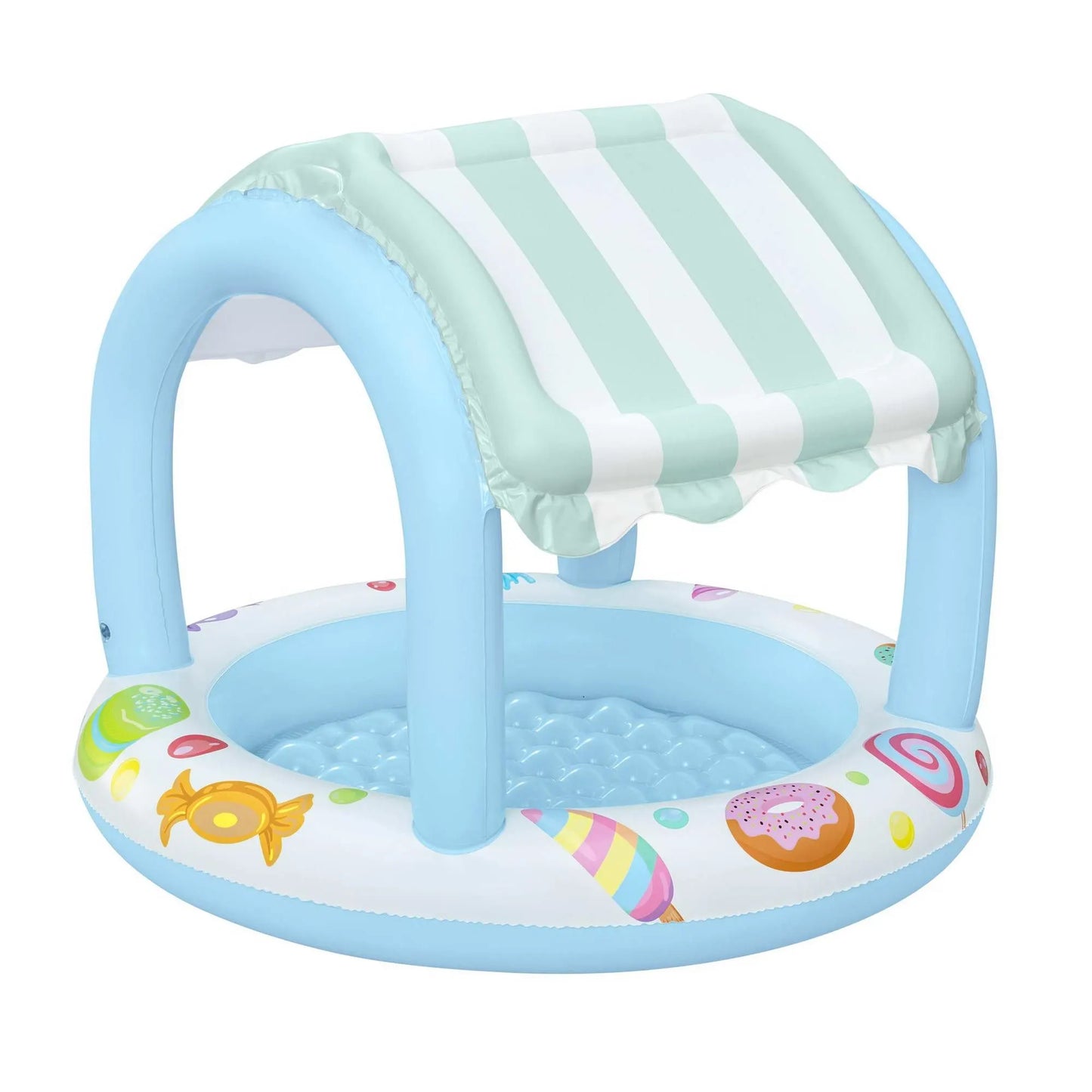 Bestway Inflatable Kids Pool with Sun Shade Candy Theme 104x84cm - Image 8