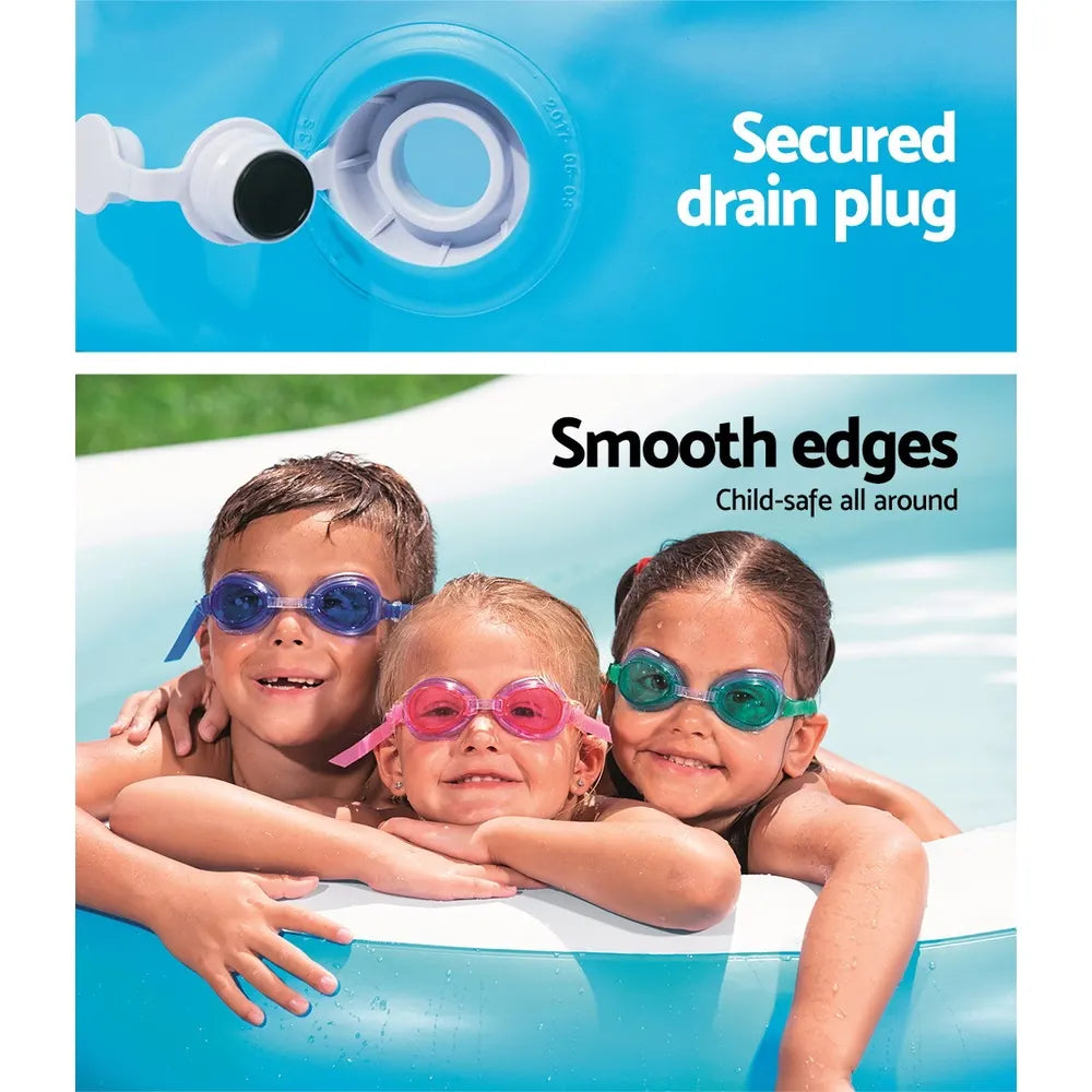 Bestway Kids Pool 262x157x46cm Inflatable Above Ground Swimming Pools 544L - Image 6