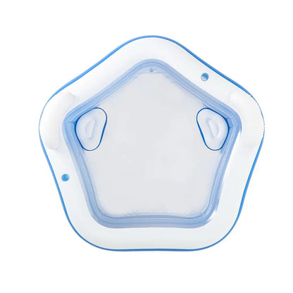Bestway Kids Inflatable Pool Above Ground Pools Seat Cushions Cup Holder 213x206cm - Image 3