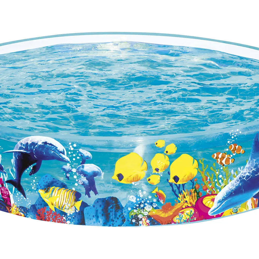 Bestway Kids Pool 183x38cm Round Above Ground Rigid Swimming Pools Undersea 946L - Image 3