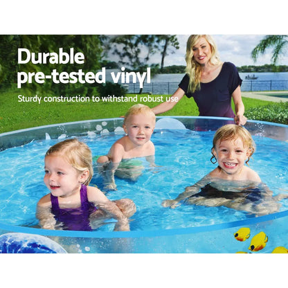 Bestway Kids Pool 183x38cm Round Above Ground Rigid Swimming Pools Undersea 946L - Image 5