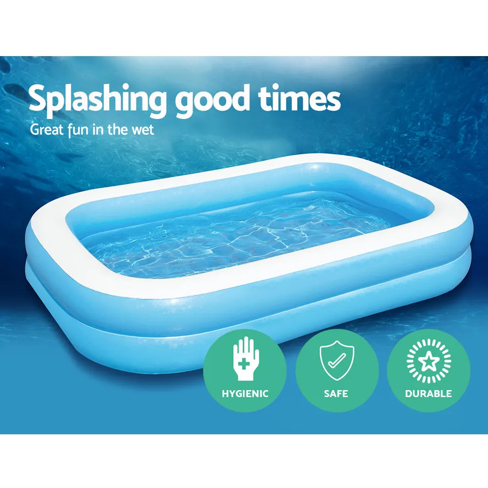 Bestway Kids Pool 262x175x51cm Inflatable Above Ground Swimming Pools 778L - Image 5