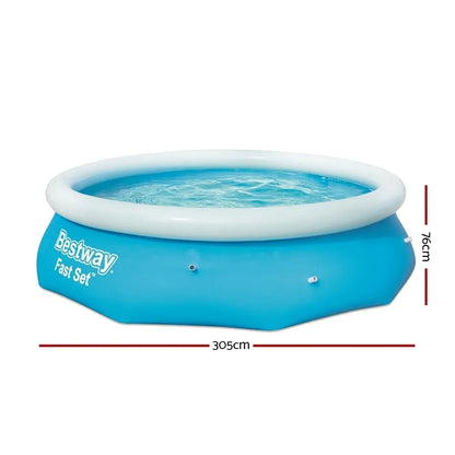 Bestway Swimming Pool 305x76cm Above Ground Round Inflatable Pools 3800L - Image 2