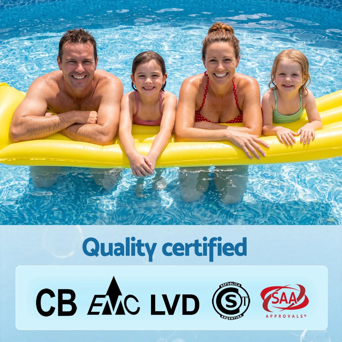 Bestway 427CM Swimming Pools Steel Above Ground Round Backyard Pool Set White - Image 9