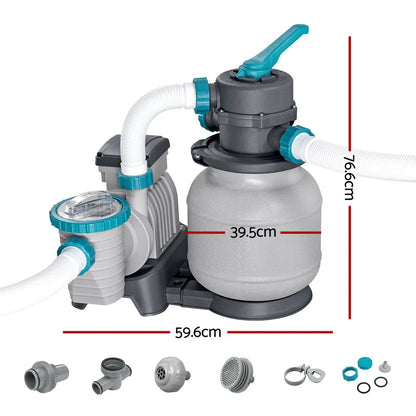 Bestway Pool Pump Sand Filter 1500GPH 5678L/H Pools Flowclear™ Filters - Image 3