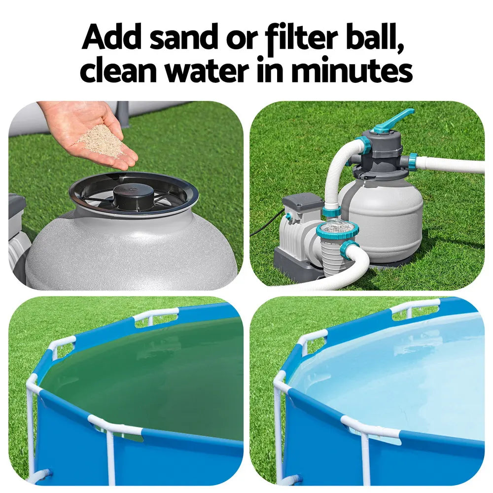 Bestway Pool Pump Sand Filter 2200GPH 8327L/H Pools Flowclear Filters - Image 6