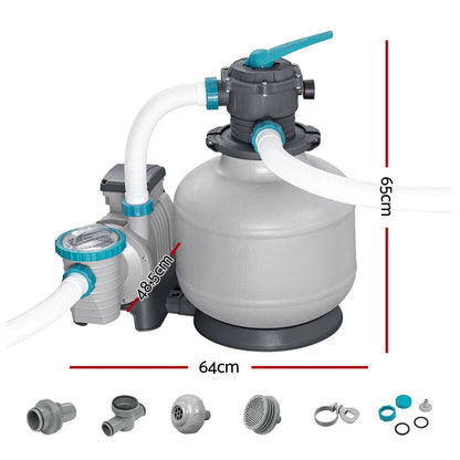 Bestway Pool Pump Sand Filter 3000GPH 11355L/H Pools Flowclear™ Filters - Image 3