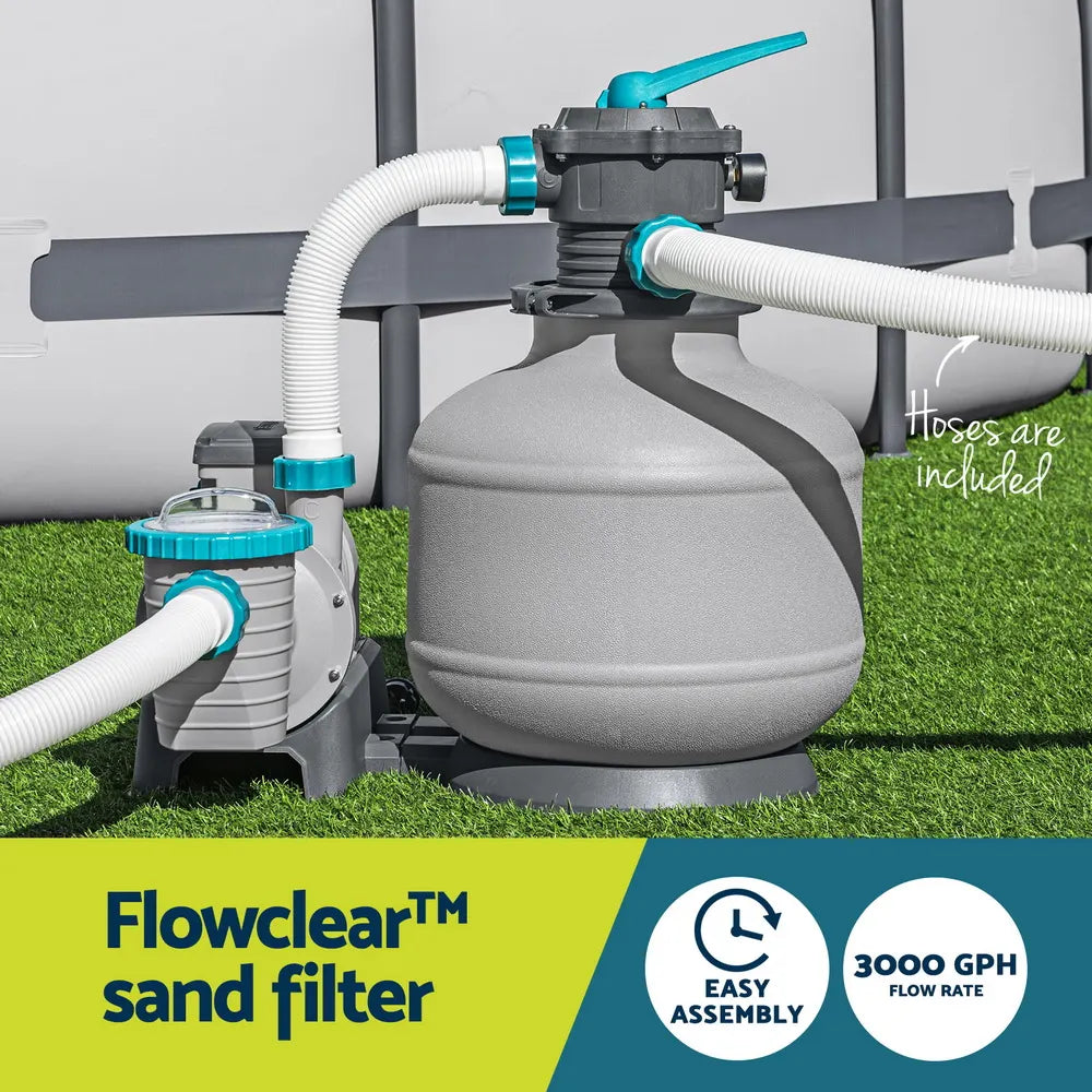 Bestway Pool Pump Sand Filter 3000GPH 11355L/H Pools Flowclear™ Filters - Image 5