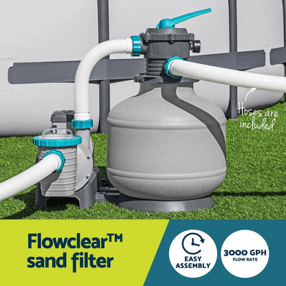 Bestway Pool Pump Sand Filter 3000GPH 11355L/H Pools Flowclear™ Filters - Image 5