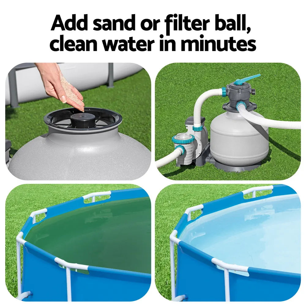 Bestway Pool Pump Sand Filter 3000GPH 11355L/H Pools Flowclear™ Filters - Image 6